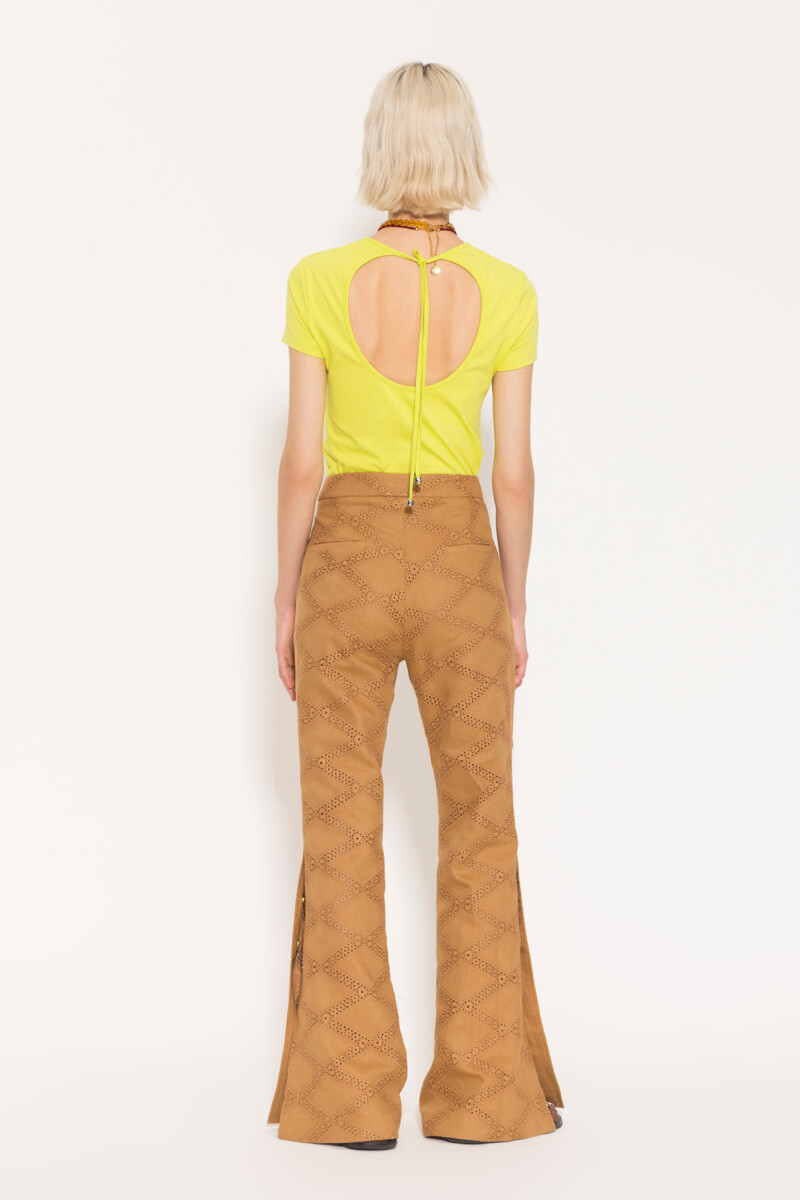 PANTALON GATSBY Camel
