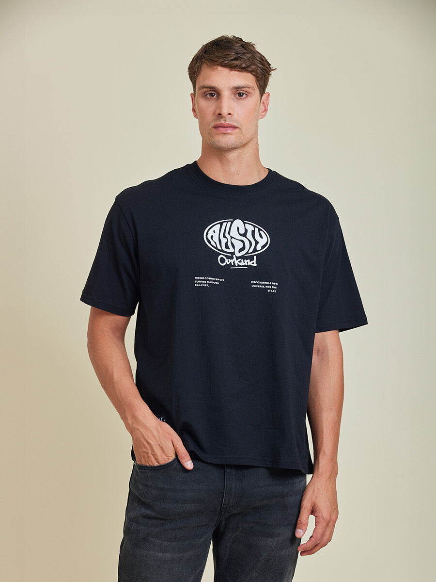 T-SHIRT AZORES RUSTY - Negro 