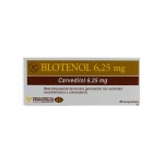 BLOTENOL 6,25 MG. CJ X 30 COMPRIMIDOS única