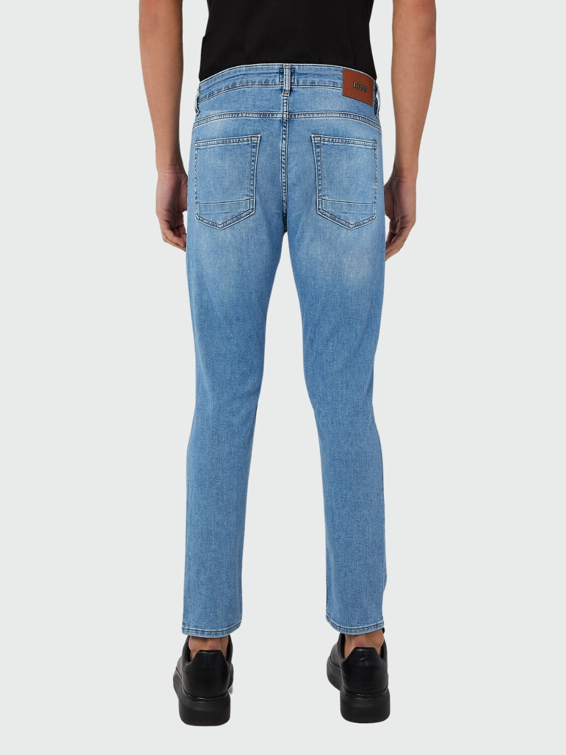Hugo Boss - Jeans slim fit en denim elastizado, DELANO Azul
