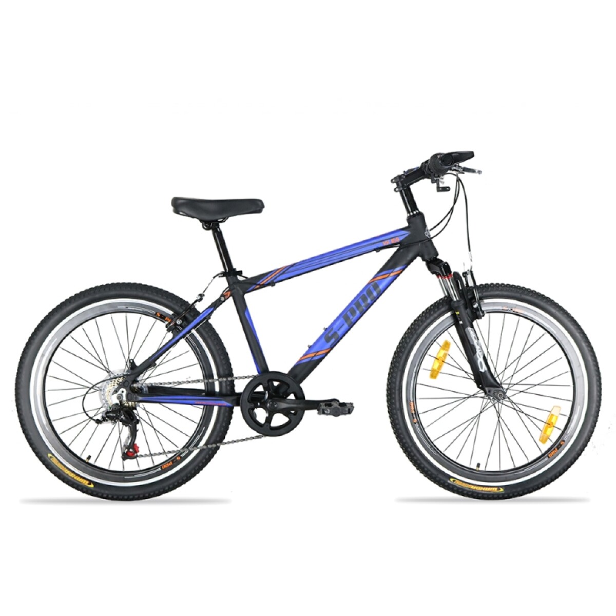 Bicicleta S-pro Mtb Vx R.24 Aluminio C/suspencion - Azul 