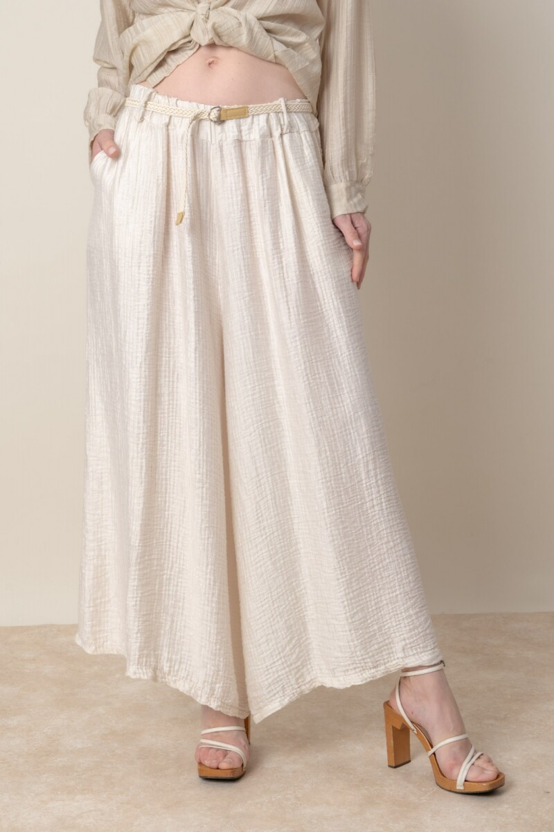 PANTALON AITNE - Marfil 