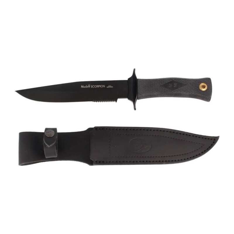 Cuchillo Muela Scorpion Táctico Hoja Acero Lisa Y Dentada Cuchillo Muela Scorpion Táctico Hoja Acero Lisa Y Dentada