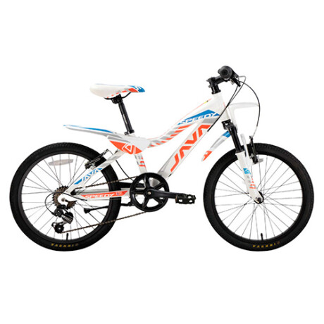 Java - Bicicleta para Niños Speedy 7S-V - Rodado 20" , 7 Velocidades, Color Blanco 001