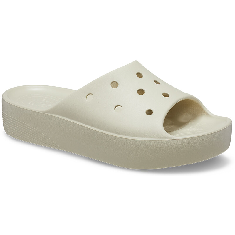 Sandalias Classic Platform Slide Beige