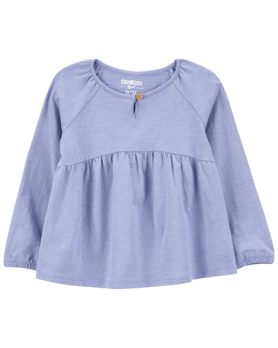 Blusa de algodón, lila 
