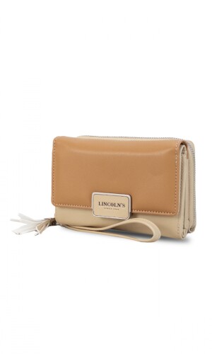 BILLETERA LOLA ALMENDRA C/ARENA