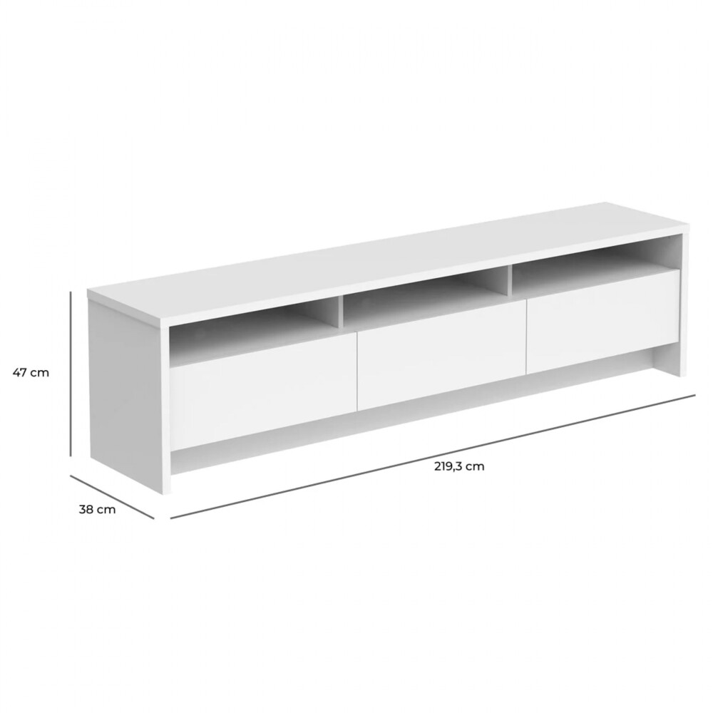 Rack de Tv 219 - Aspen Blanco