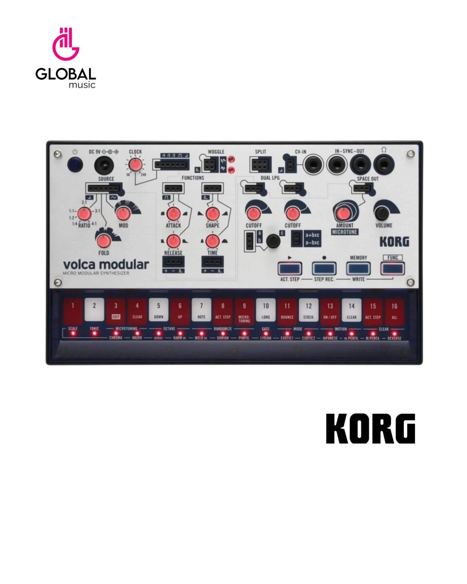 Korg Volca Modular Sintetizador Micro Modular 
