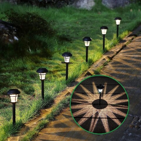 Farol estaca para jardín con energía solar Farol estaca para jardín con energía solar