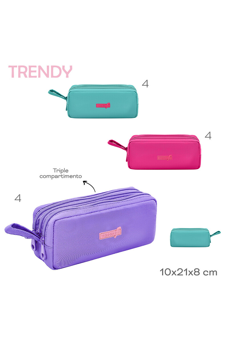 Cartuchera Trendy Rosa