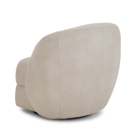 Butaca Biscuit Giratoria - Tela Microfibra T1900 (Beige)