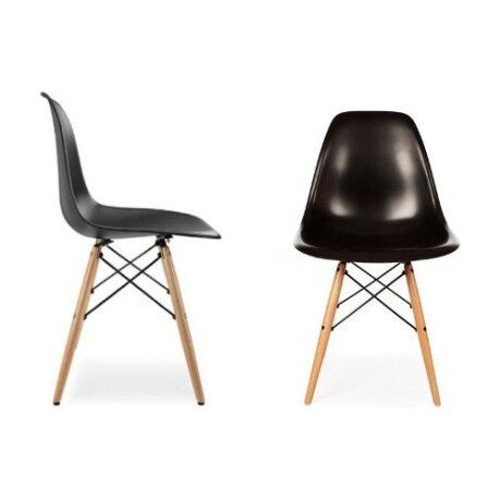 Juego de comedor Con Mesa Circular de 120cm + 6 sillas Eames Blanco