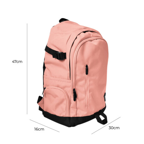 Mochila Liceal Expert Impermeable Viaje Estudiante Rosa