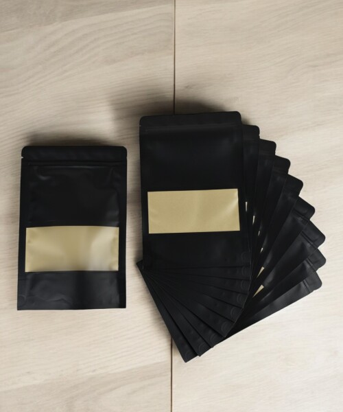 Pack x 100 - bolsa visor 15x23 cm NEGRO