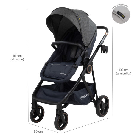 Cosmos Travel System Deluxe Isize + Base Isofix Bebesit Negro Cosmos Travel System Deluxe Isize + Base Isofix Bebesit Negro