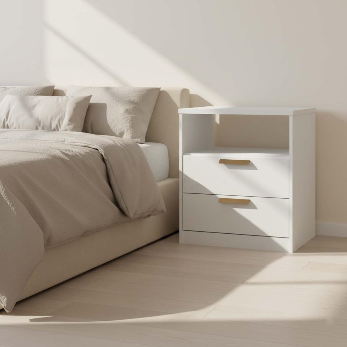 MESA DE LUZ - MDF BLANCO VENETTO II 