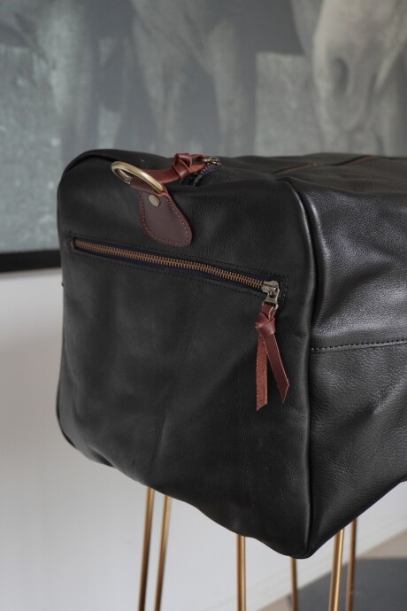 Weekender Bag Negro Blue Zip