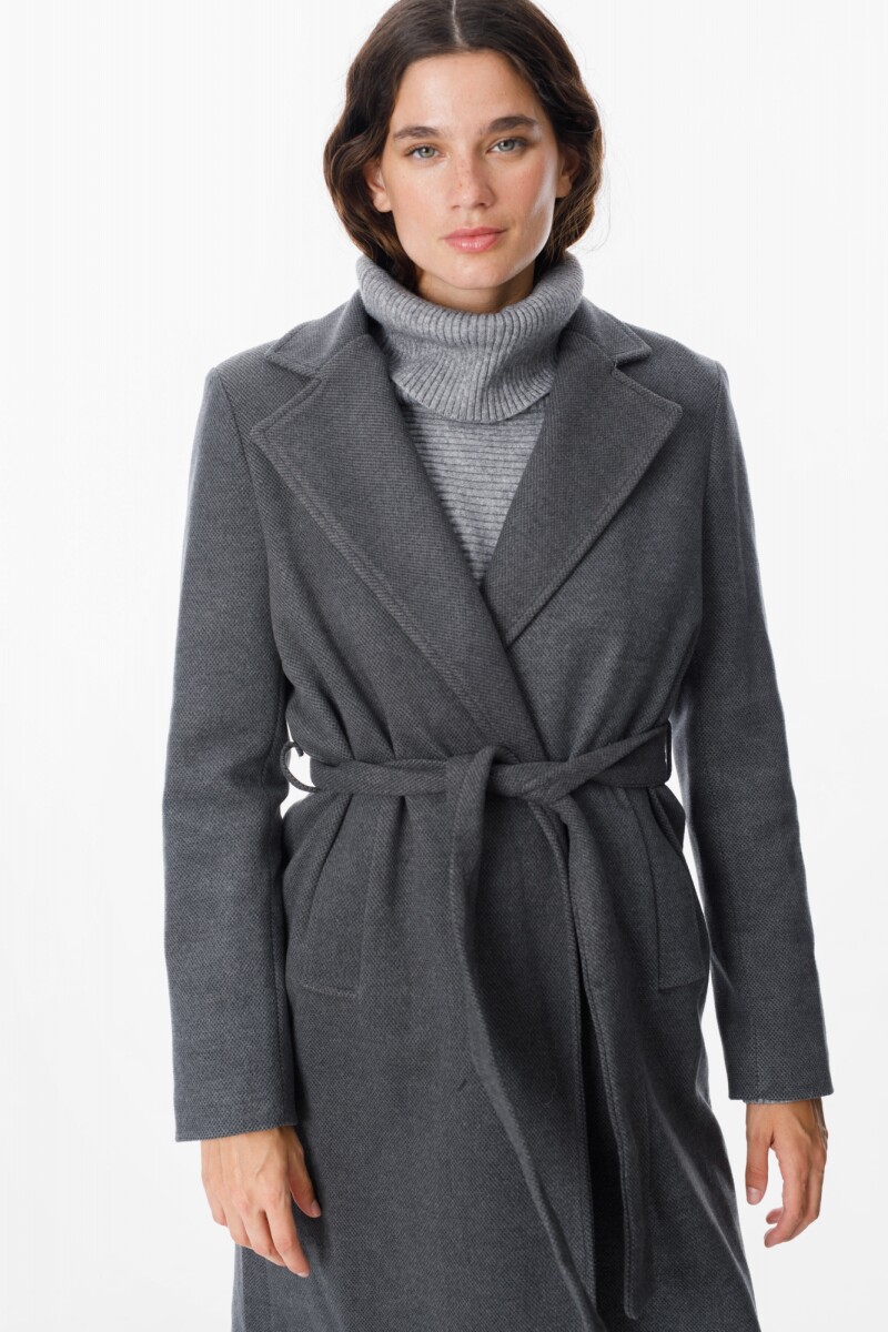 Tapado Woolen Gris Oscuro