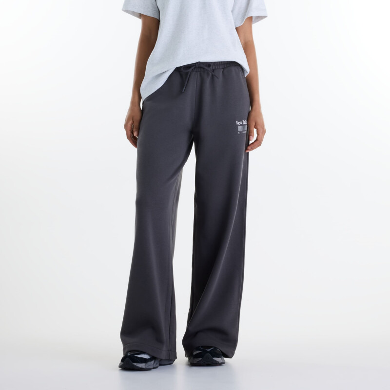 Pantalon Newbalance Trackside French Terry mujer WB62412FBLK Gris Oscuro
