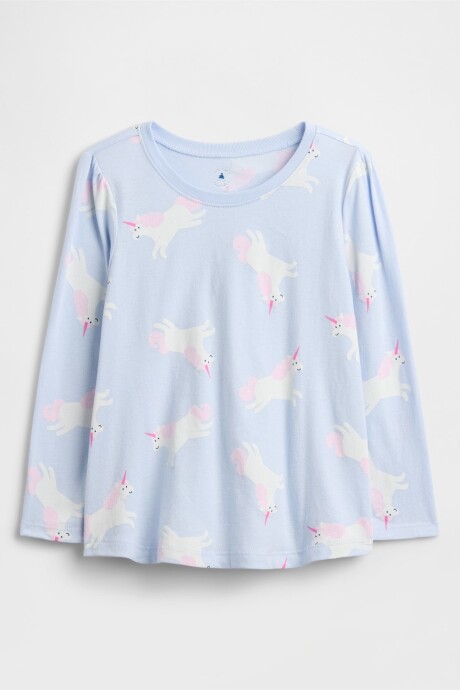 Remera Gráfico Toddler Niña Serene Blue