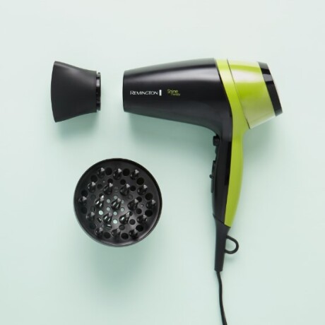 Secador Remington Shine Therapy con Aguacate y Macadamia NEGRO-VERDE