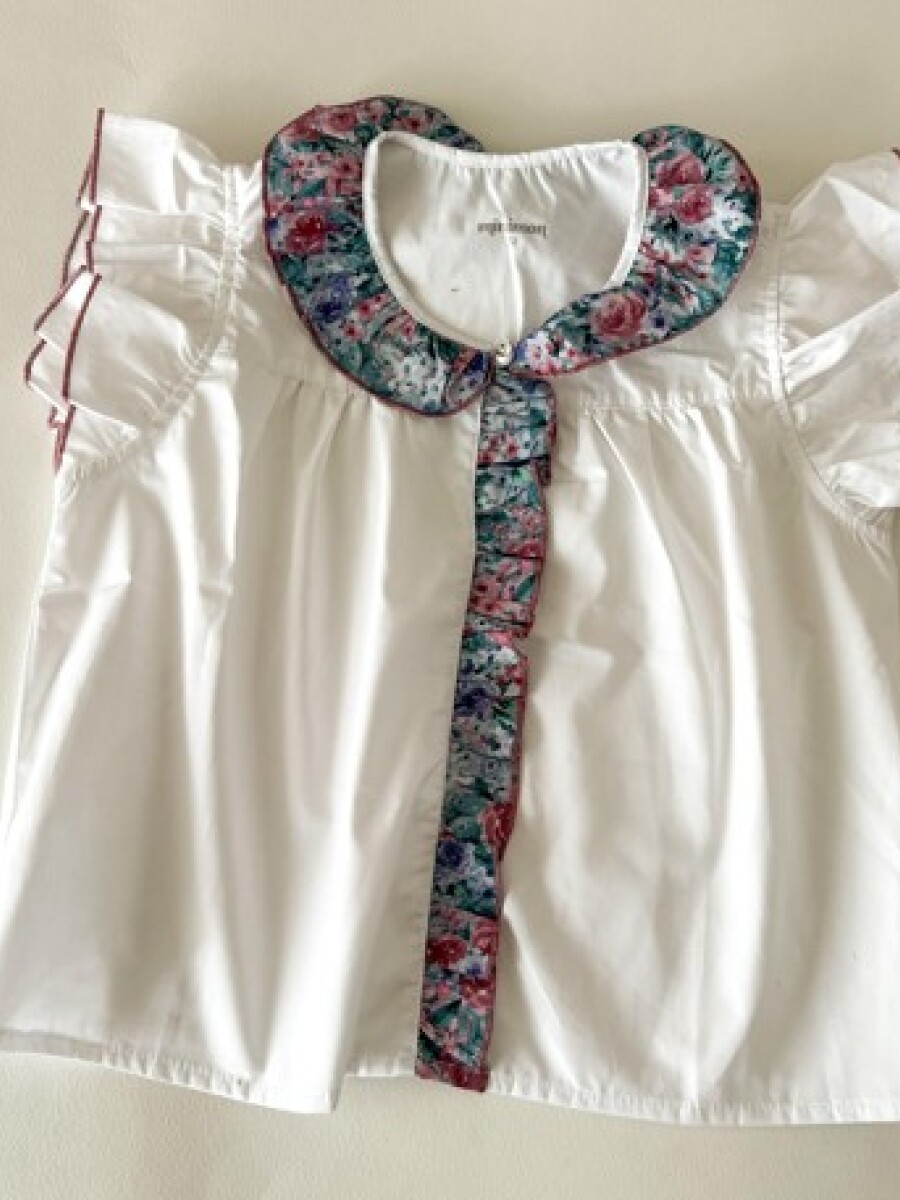 Camisa Kiki rosedal blanco Camisa Kiki rosedal blanco