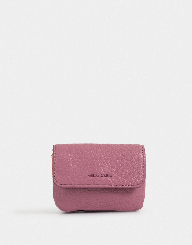 Billetera Billetera Efecto Croco Uva - Violeta Uva