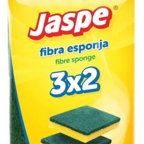 ESPONJA DE COCINA JASPE FIBRA ESPONJA 3X2 UNIDADES ESPONJA DE COCINA JASPE FIBRA ESPONJA 3X2 UNIDADES