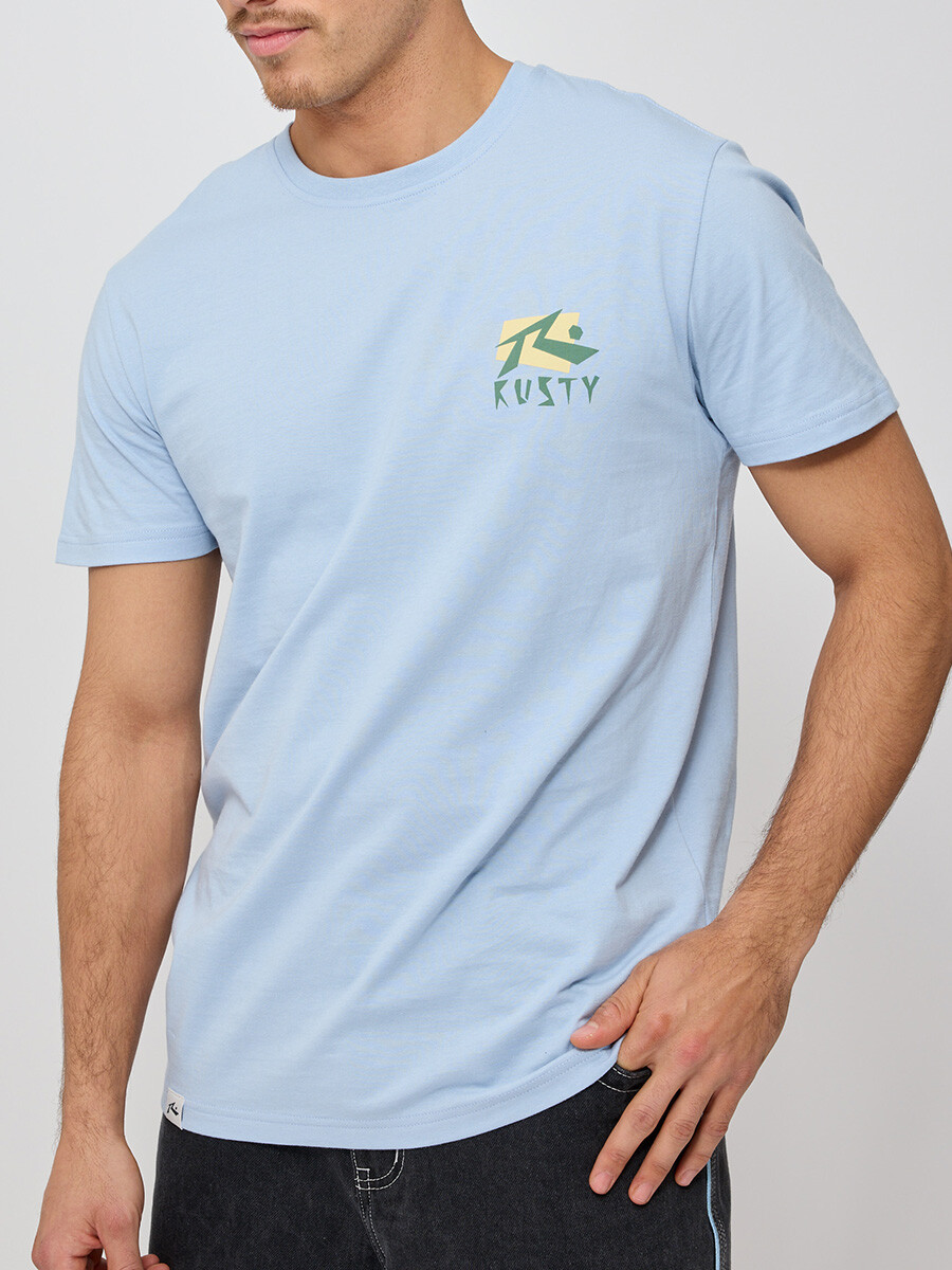 T-SHIRT RINZA RUSTY - Celeste 
