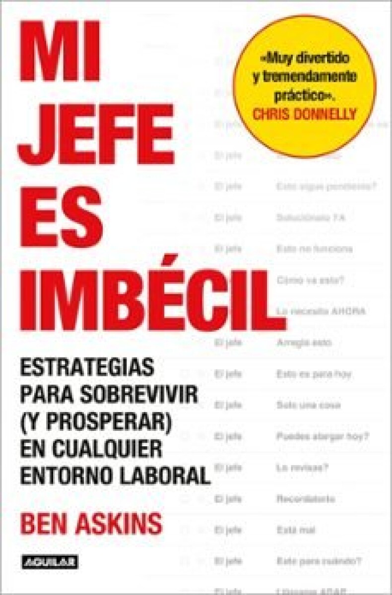 MI JEFE ES UN IMBECIL 