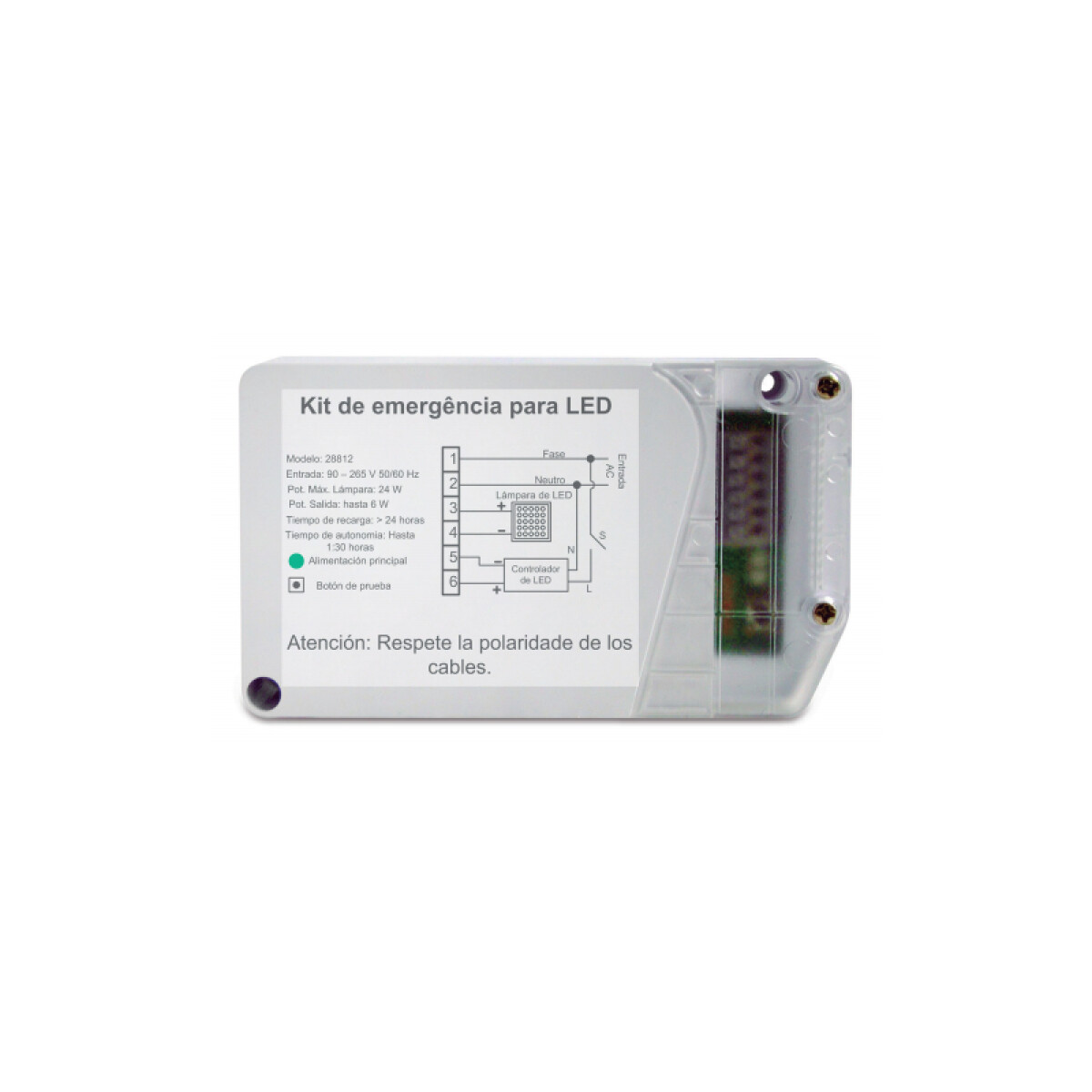 Equipo auxiliar de emergencia LED - SG0050 
