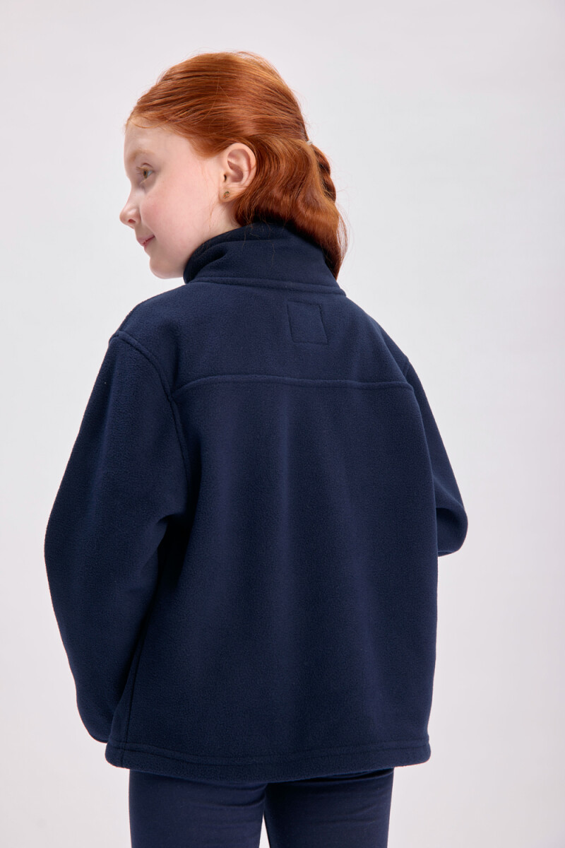 Campera polar Azul