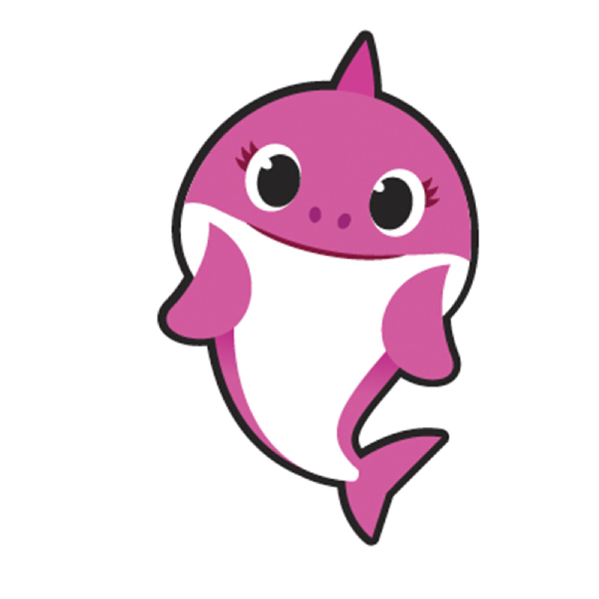 Jibbitz™ Charm Mommy Shark - Rosa 