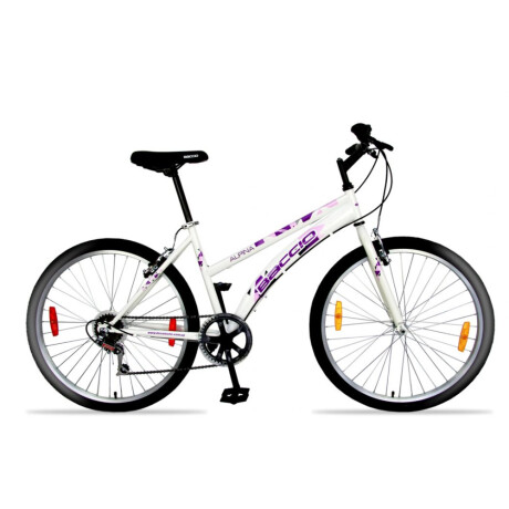 Bicicleta Baccio Alpina Lady R 26" Blanco y Violeta