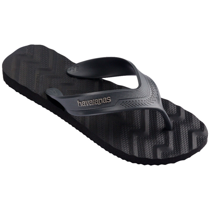 Sandalias de Hombre Havaianas Track Waves Negro - Gris