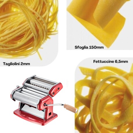 Maquina de Pasta Classica Roja Imperia Maquina de Pasta Classica Roja Imperia