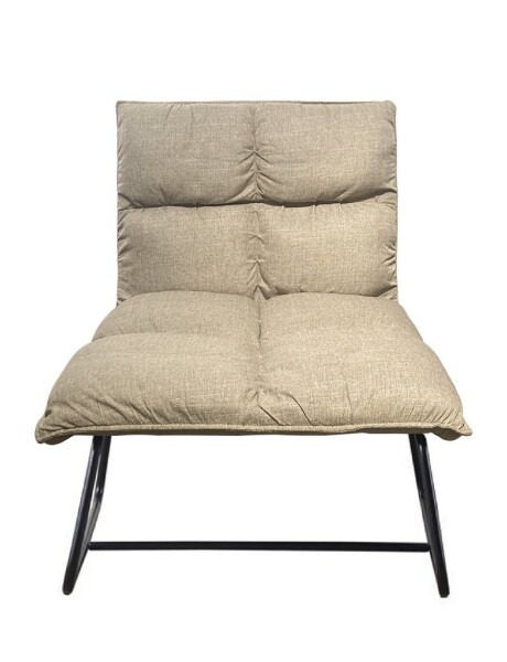 BUTACA MADRID BASE METAL BEIGE BUTACA MADRID BASE METAL BEIGE
