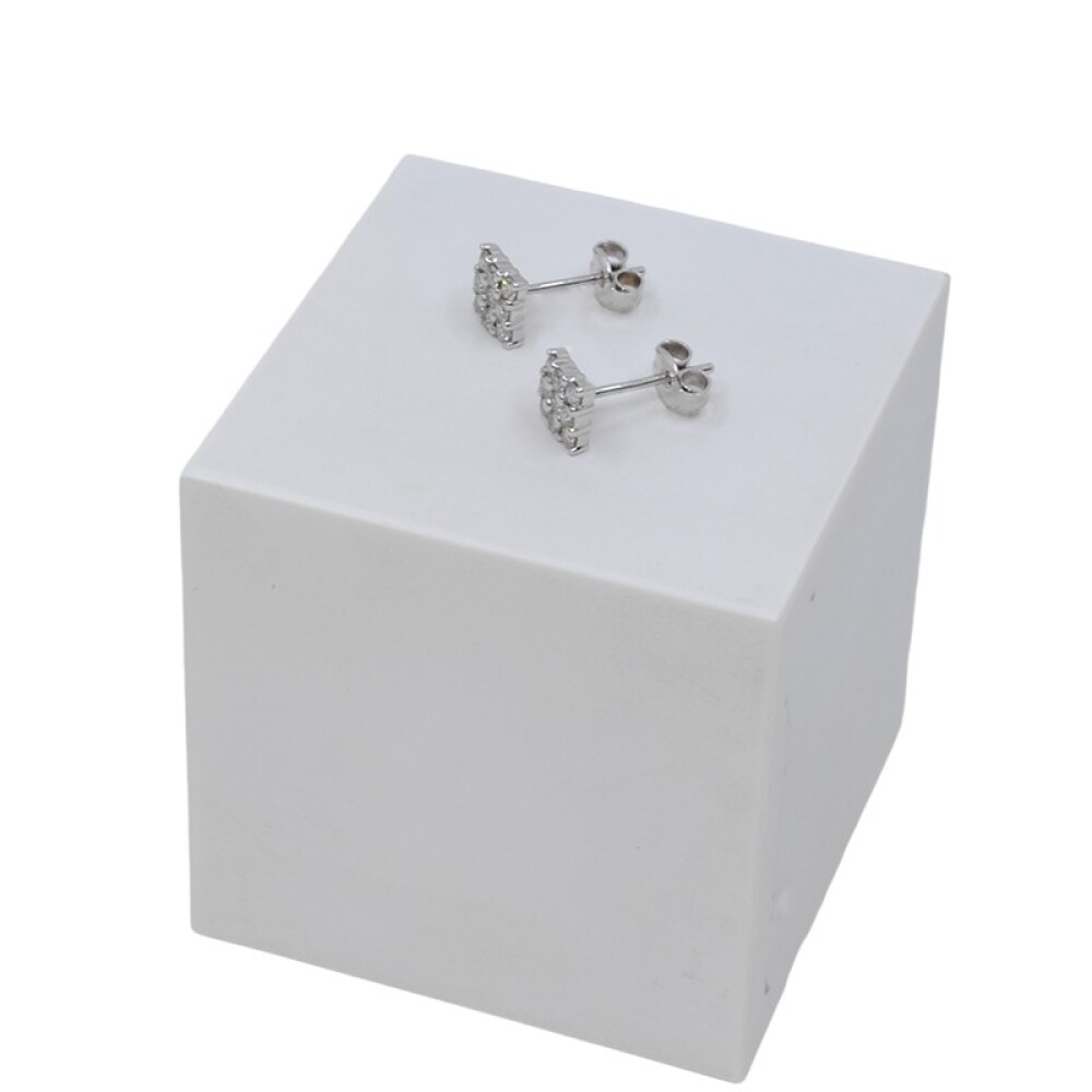 Caravanas En Oro 18K Y Brillantes Caravanas En Oro 18K Y Brillantes