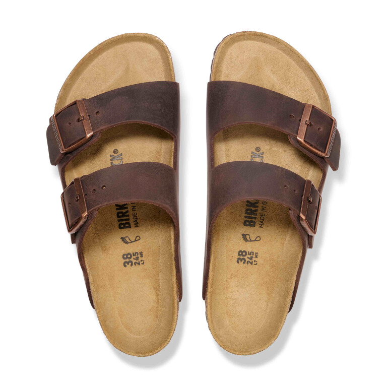 Sandalia Arizona Oiled Leather - Estrecho Marron