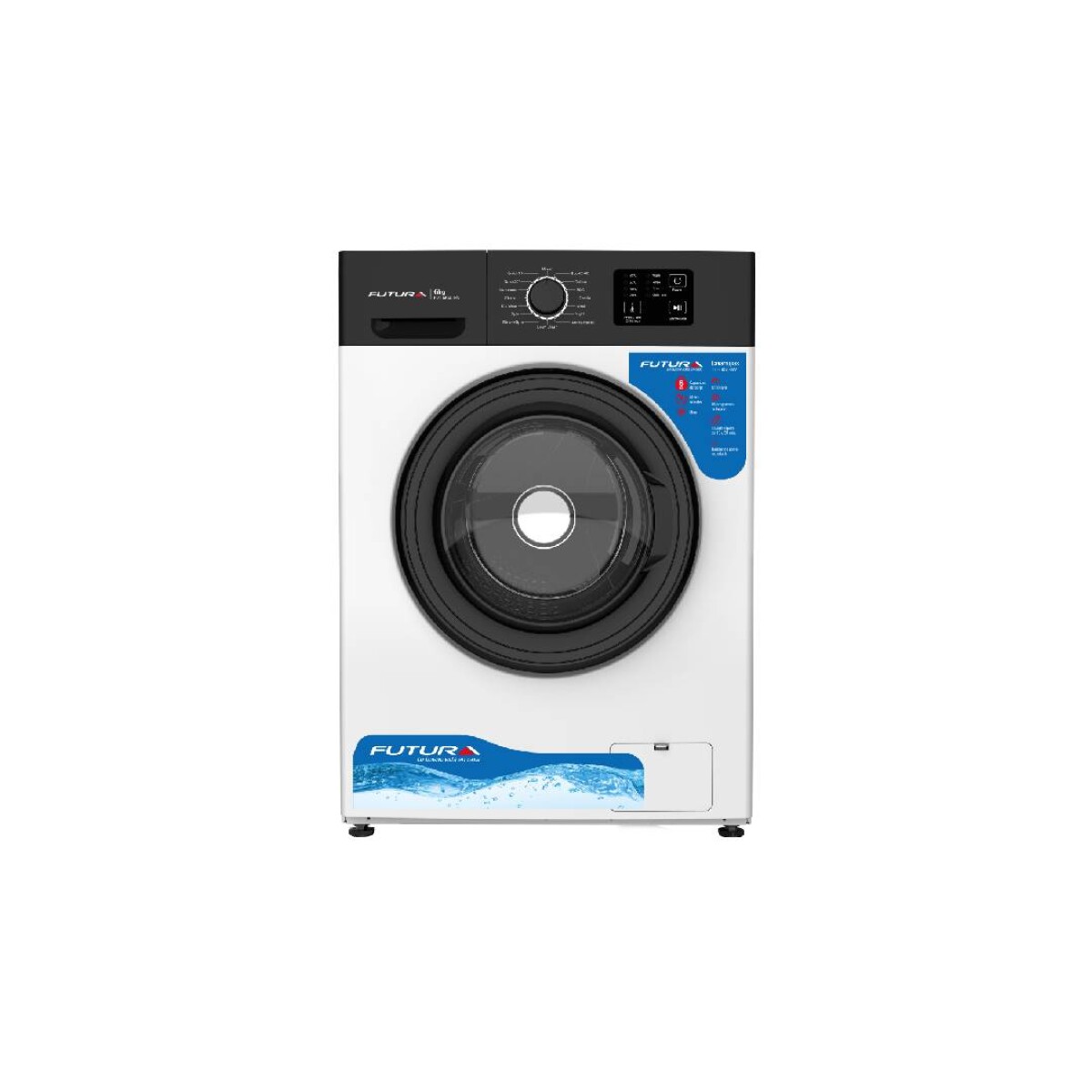 Lavarropas Futura FUT-6KSL-INV Carga frontal 6 kg 