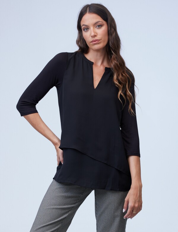 Blusa Layers NEGRO