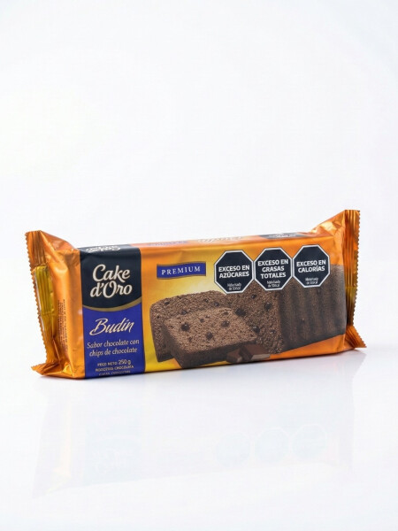 Budín de chocolate con chisps Cake D' Oro 250g Budín de chocolate con chisps Cake D' Oro 250g