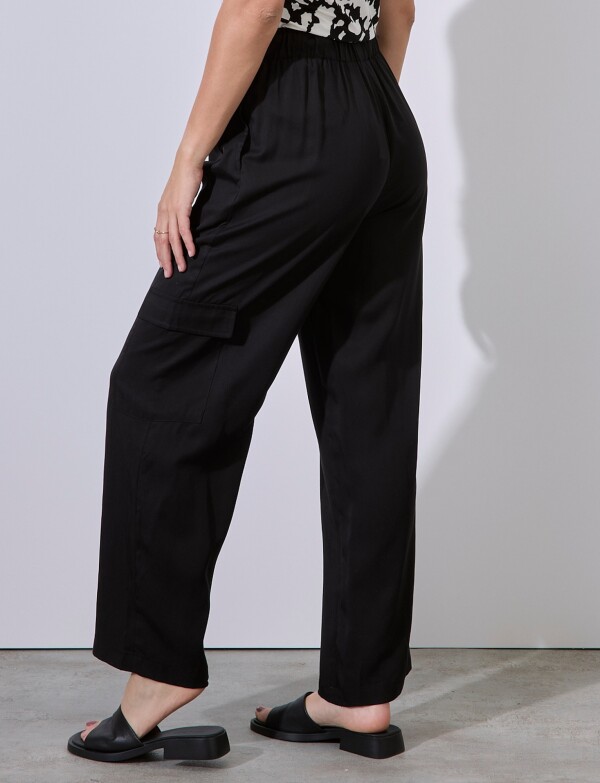 Pantalon Cargo NEGRO