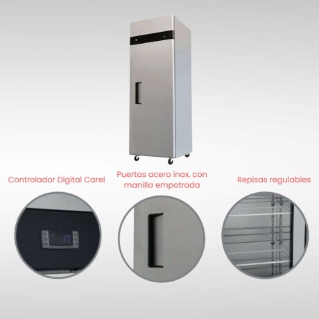 Freezer industrial acero inoxidable 370 Litros Freezer industrial acero inoxidable 370 Litros