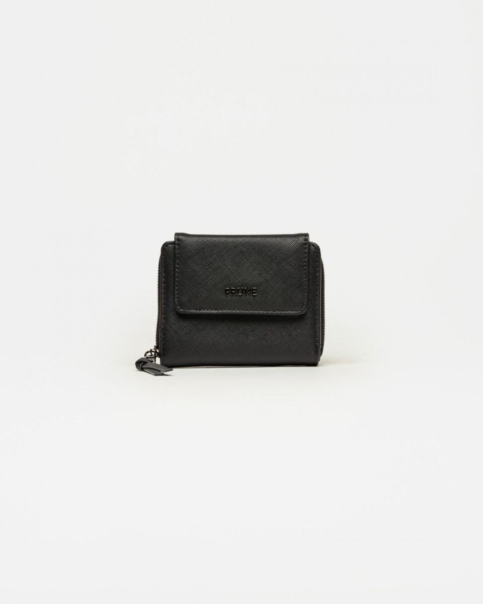 Billetera Hadley en efecto cuero - Negro 