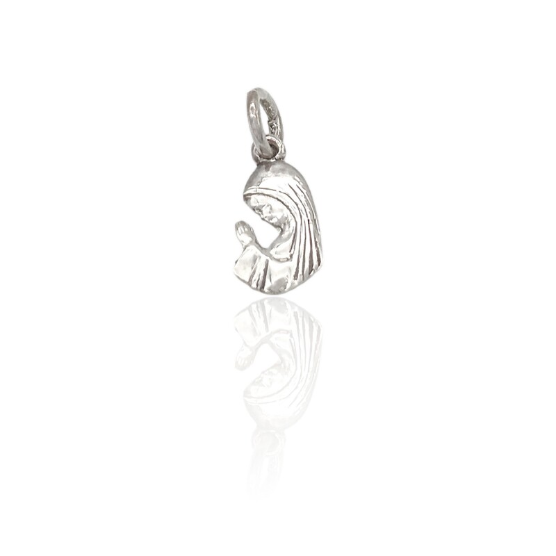 Dije Colgante Virgen Niña-Plata 925-Sin Piedra-CP3002 Sinpiedra
