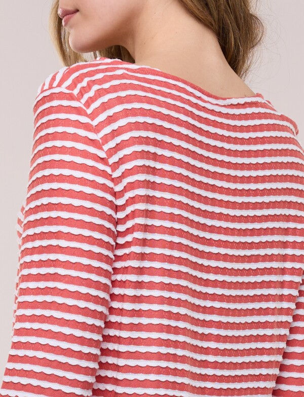 Blusa Marinera Manga 3/4 ROJO