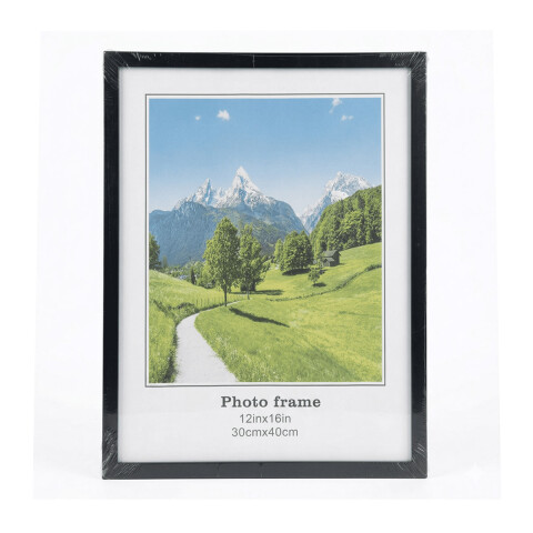 Portarretrato Fotográfico de Marco Madera 30 x 40 cm NEGRO