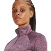 Remera Under Armour New Tech 1/2 ZIP Violeta